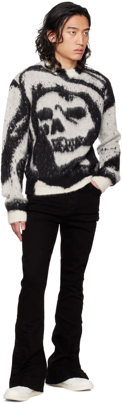 AMIRI Black Off White Wes Lang Edition Reaper Sweater Amiri