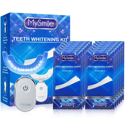 Mysmile Kit De Blanqueamiento Dental Con Luz Led Tiras De