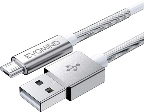 Evomind Micro Usb Kabel Z Pleten Ho Nylonu M Rychlonab Jec Kabel