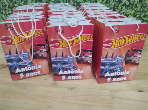 Hot Wheels Sacola Personalizada Pronta Entrega Elo