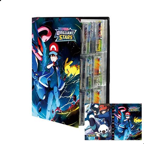 Fichário Álbum Grande Oficial Pokemon 10 Cartas Vmax Gx