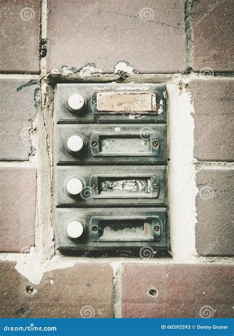 Old House Doorbells Stock Image Image Of Noise Residents 60392593