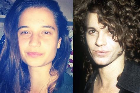 Michael Hutchence And His Daughter Tiger Lily Michael Hutchence Bob Geldof Spitting Image All