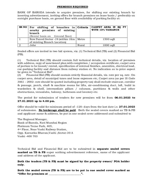 Fillable Online Premises Required On Lease Rental Basis For Shifting