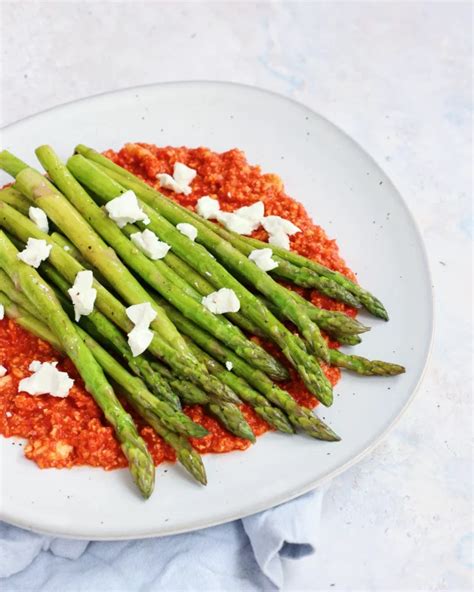 Romesco Saus Met Groene Asperges Jaimys Kitchen