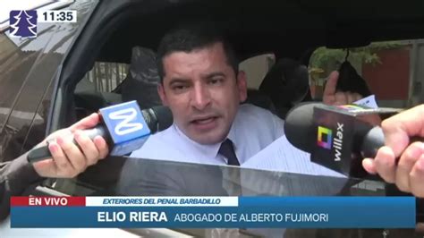 Elio Riera sobre liberación de Alberto Fujimori Debió ser ayer