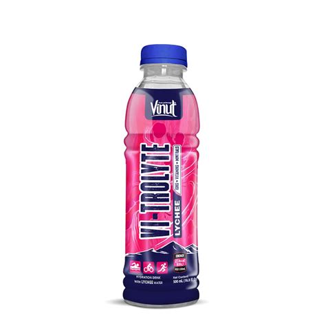 Vinut Hydration With Lychee Drink Icons Vitamins Minerals