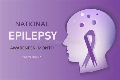 Vector Illustration International Epilepsy Day Is Celebrated Every Year