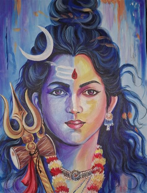 Buy Shiva Painting Lord Shiva Art Workindian Art Painting Art 7555