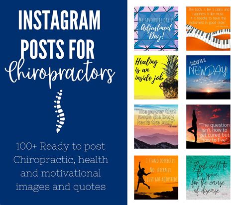 100 Chiropractic Instagram Quote Posts Bundle Health Motivation