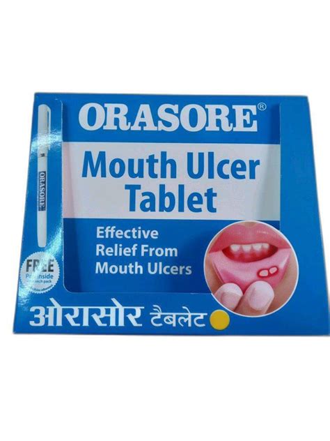 Mouth Ulcer Tablet At Rs 450 Box Mouth Ulcer Tablets In Kanpur ID