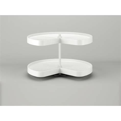 Rev A Shelf 18 In H X 28 In W X 28 In D White Polymer Kidney Shape