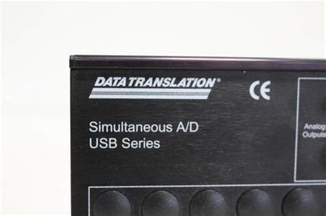 Data Translation Dt9832 04 2 Bnc Simultaneous Ad Usb Series Data Acquisition Ebay