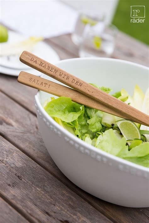 Da Haben Wir Den Salat Salatbesteck Aus Akazienholz Von R Der