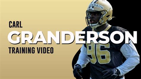 Saints DE Carl Granderson S Training Film Sports Illustrated New