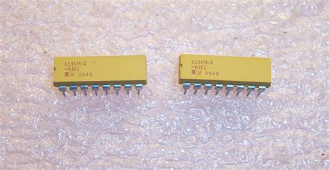 QTY 25 680 Ohm 2 16 PIN DIP BUSSED RESISTOR NETWORKS 4116R 2 681