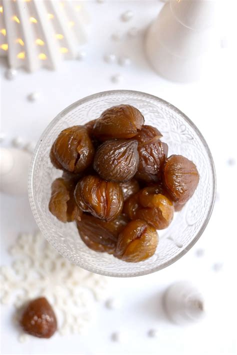 Comment faire des marrons glacés maison Recette de Noël