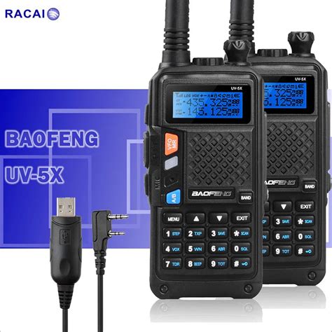 10PCS Baofeng UV 5XTP 8W Dual Band V U 136 174 400 520MHz 2 Way Radio