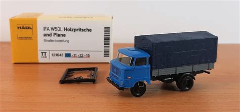 TT IFA W50L Holzpritsche Plane hellblau Hädl 121043 03 Neu online