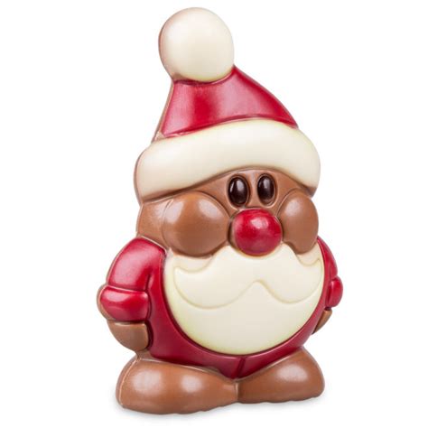 Père Noël en chocolat au lait Idée cadeau pour Noël