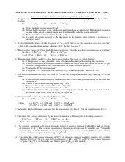 Chm Worksheet Pdf Chm Worksheet Electrochemistry