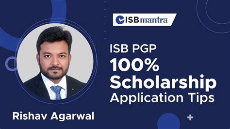 100 Scholarship From Isb Pgp With 2 Gap Years Youtube