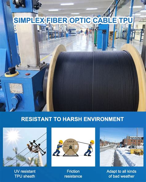 Outdoor Underground Drop Cable G G Core Gyfxtby Fiber Optic