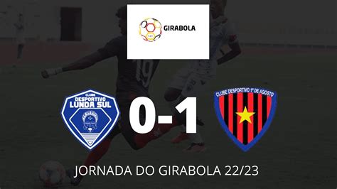 Desportivo Da Lunda Sul Primeiro De Agosto Girabola Youtube