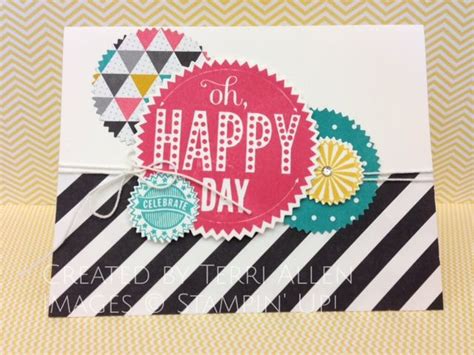 Starburst Sayings Stamped Cards Stampin Up Birthday Cards Stampin