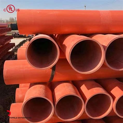 Factory Orange Pvc Electrical Conduit Pipe Upvc Rigid Conduit Grey