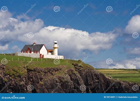 Dingle Lighthouse Stock Image Image Of Landscape Ocean 5914091