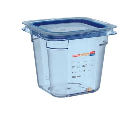 GN 1 6 H 150mm 6 1 9 L 2 Qt Airtight Containers BPA Free Araven