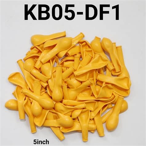 Jual Kb Df Balon Latex Inch Doff Tebal Orange Kuning Satuan Ecer