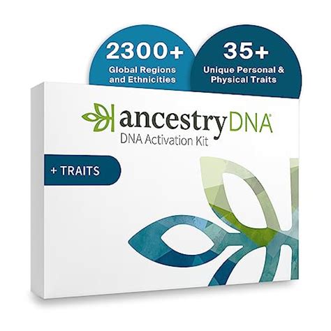 AncestryDNA + Traits Genetic Test Kit: Personalized Genetic Traits, DNA Ethnicity Test, Origins ...