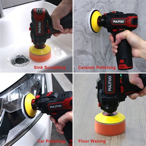 Cordless Buffer Polisher For Car Detailing Inch Electric Power