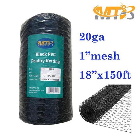 Mtb Pvc Hexagonal Poultry Netting Chicken Wire X X Mesh Ga