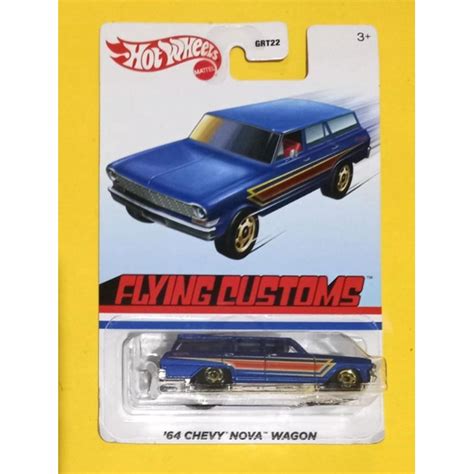 Jual Hot Wheels Flying Customs 64 Chevy Nova Wagon Shopee Indonesia