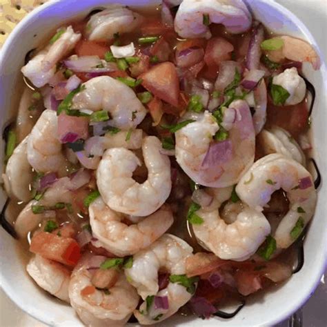Ceviche De Camarones Recetas Salvadoreñas