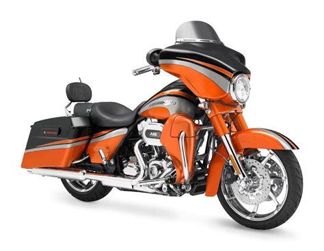 Orange Harley Davidson