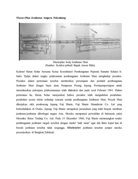 Master Plan Jembatan Ampera Palembang Pdf