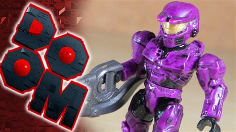 📷 Mega Bloks Halo Mystery Pack Series 2 Unsc Spartan Purple Doom Construx Review Youtube