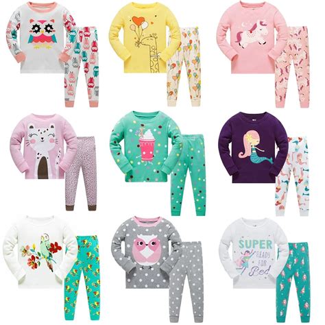 Buy Full Sleeve 100 Cotton Girls Pajamas Childrens