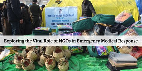 Exploring The Vital Role Of Ngos In Emergency Medical Response By