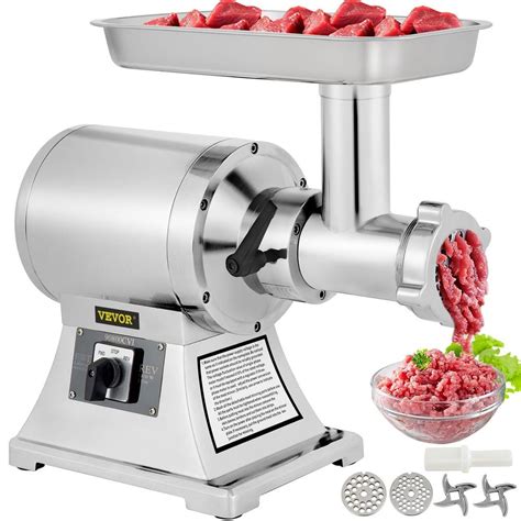 VEVOR Commercial Meat Grinder 551 Lb H Electric Meat Grinder 225 R Min