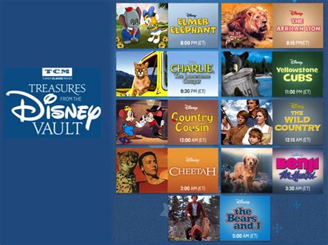 Tcm Treasures From The Disney Vault March 2019