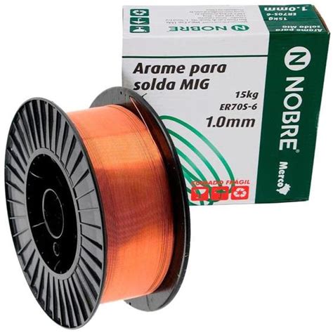 Arame De Solda Mig 0 8 Mm Capa Capa 15 Kg Merco Nobre Arame Para