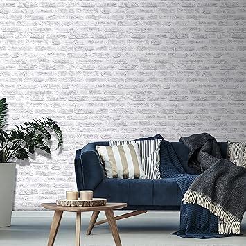 Superfresco Easy Paste The Wall White Brick Wall Effect Wallpaper