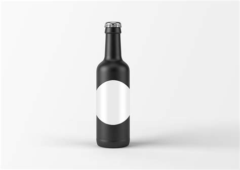 Ceramic Beverage Bottle Free Mockup — Free Mockup World