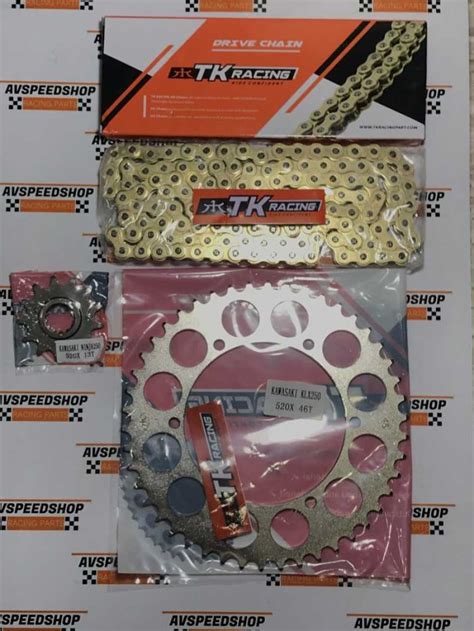 Promo Gir Gear Set Tk Klx Rantai Tk Hs Warna Gold Diskon Di