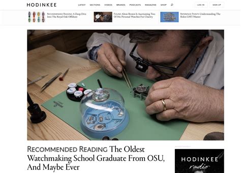 Hodinkee Eric Wind Featured In Interview With Watchmaker Jerry Tate